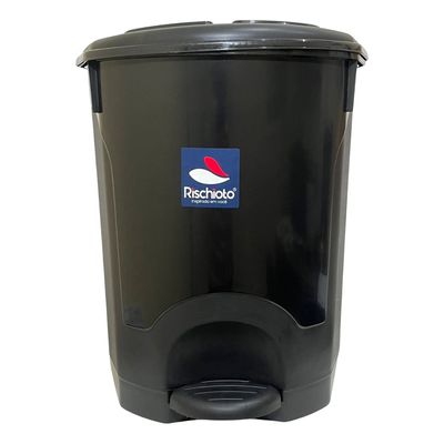 Lixeira Com Pedal 34l Plástico Multiuso Escritório Banheiro