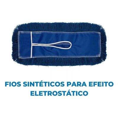 Refil Mop Po 60 X 15cm Profissional Bralimpia Mvrp600