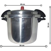 Eirilar Profesional 907 Panela De Pressão 22 L Cor Prateado