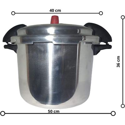 Eirilar Profesional 907 Panela De Pressão 22 L Cor Prateado
