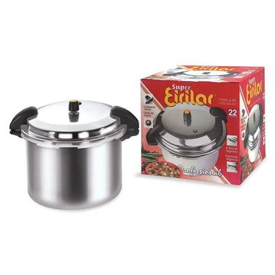 Eirilar Profesional 907 Panela De Pressão 22 L Cor Prateado