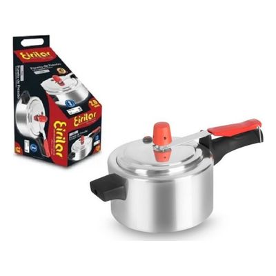 Panela De Pressao 2 Litros Aluminio Polida Eirilar