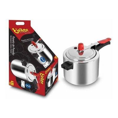 Panela De Pressao 2 Litros Aluminio Polida Eirilar