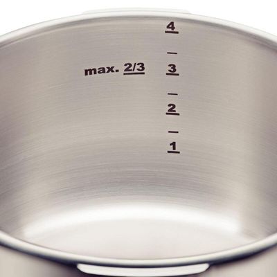 Panela Pressão Tramontina Solar  6L Inox Fundo Triplo 22cm 5 Dispositivos Segurança