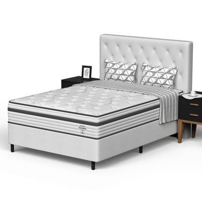 Conjunto Box Viúva Mola Ensacada Prodormir Max Springs