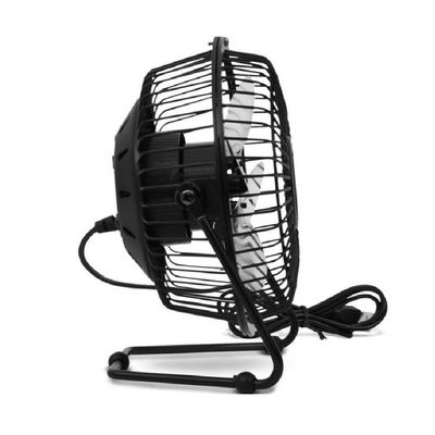 Mini Ventilador Mesa USB Notebook Pc Silencioso Articulável Preto
