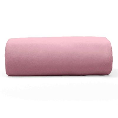 Lençol Buettner Queen Malha 100% Algodão Basic Liso com Elástico Rose Blush