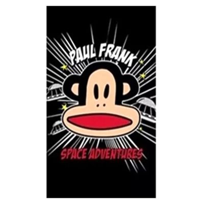 Toalha de Praia Buettner Veludo Estampada 100% Algodão Paul Frank 70cmx120m Preto