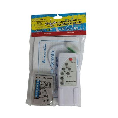 Controle Remoto Universal Para Ventilador De Teto Com Luz Autentic At1