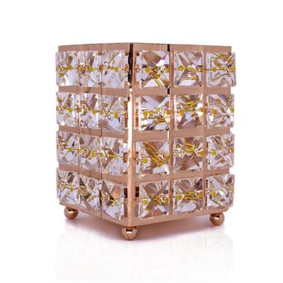 Porta Objeto Decorativo Dourado De Cobre 12X09X09