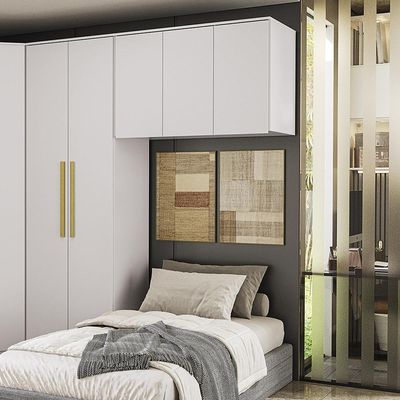 Armário Aéreo 3 Portas Kappesberg Adapt Branco