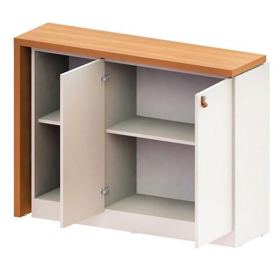 Escrivaninha Com Tampo Articulado Telasul Versa Home 2 Portas Freijó/branco