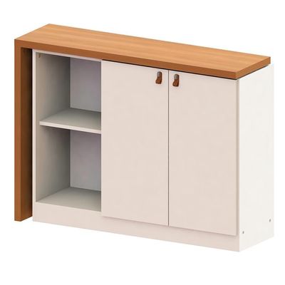 Escrivaninha Com Tampo Articulado Telasul Versa Home 2 Portas Freijó/branco