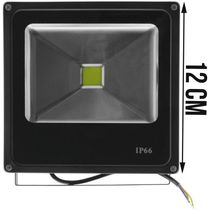 Kit 6 Refletor De Led Externo Jardim Muro 10w Bivolt Verde