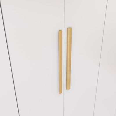 Guarda-roupa 6 Portas 4 Gavetas Kappesberg Adapt Branco