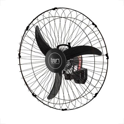 Ventilador Parede Oscilante 60cm Bivolt 140W Preto Industrial