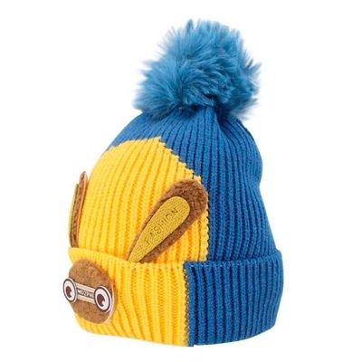 Touca Gorro Infantil Azul Coelhinho Tamanho único