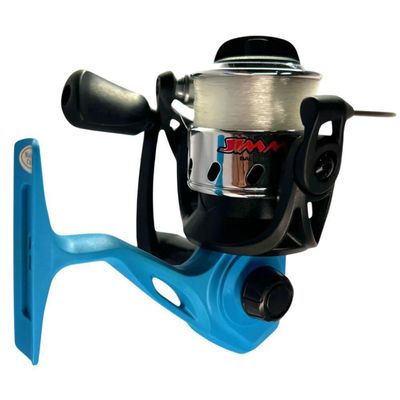 Kit 2 Molinete Marine Sports Jimmy Azul Com Linha