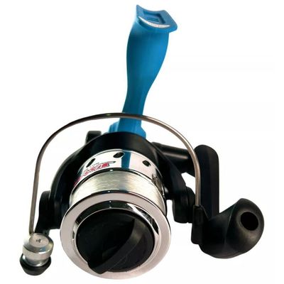Kit 2 Molinete Marine Sports Jimmy Azul Com Linha