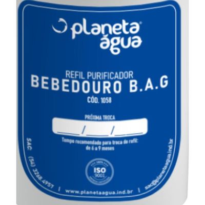 Refil Bebedouro B.a.g Planeta Agua Rosca 1/2" Código 1058a Compatível : Bebedouros B.a.g.