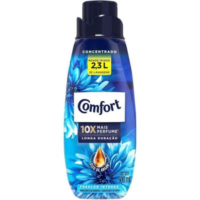 Amaciante Concentrado Comfort Frescor Intenso 500ml