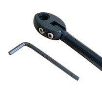 Antena Corta Pipa Retratil 6 Estagios Retrovisor Abs Preta 10mm