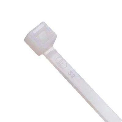 Abraçadeira Cinta 6x387mm Branca - Kit Com 50 Unidades