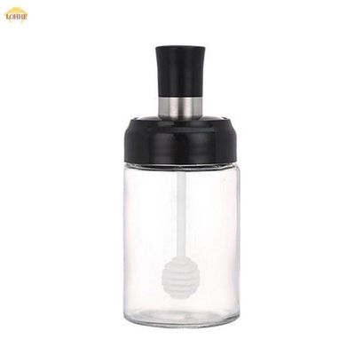 Porta Tempero Condimento De Vidro Com Tampa De Colher Ou Meleira 260ml Meleira