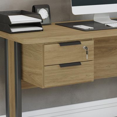 Gaveteiro De Mesa 2 Gavetas 37 Cm Versatil 2001a Kappesberg Itapua