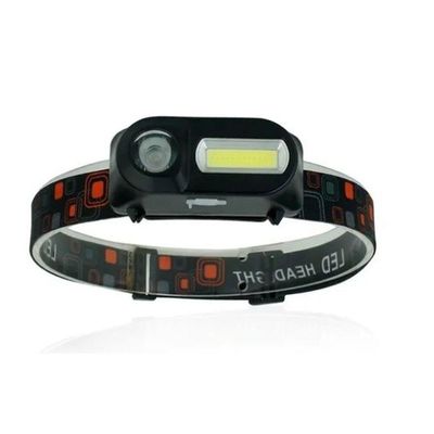 Lanterna De Cabeça Led T6 + Cob Recarregavel Longo Alcance Top 1
