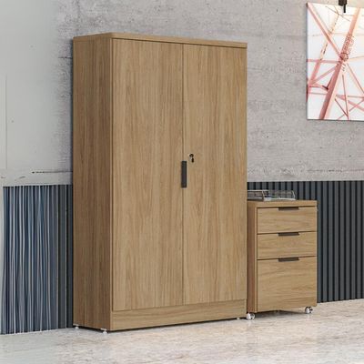 Armario Para Escritorio 2 Portas 161x91 Cm Versatil 1013a Kappesberg Itapua