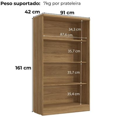 Armario Para Escritorio 2 Portas 161x91 Cm Versatil 1013a Kappesberg Itapua