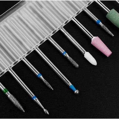 Kit 10 Brocas Diamantadas Profissional Manicure Alongamento