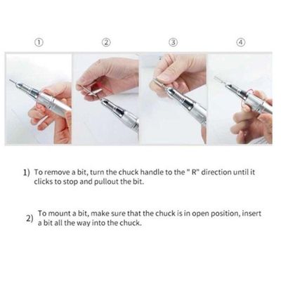 Kit 10 Brocas Diamantadas Profissional Manicure Alongamento