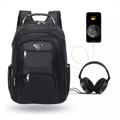 Mochila Masculina Notebook Reforçada Impermeavel Usb Fone Viagem Feminina