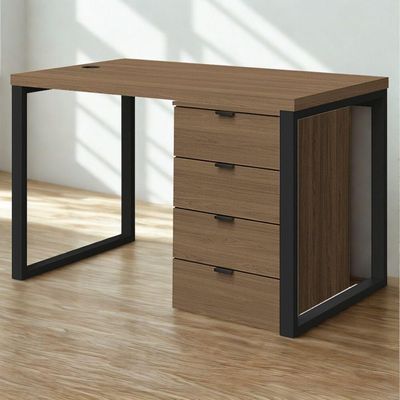 Mesa Escritorio 120 Cm E Gaveteiro 4 Gavetas Frame Kappesberg Munique