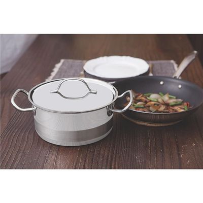 Caçarola Funda Tramontina Professional Gourmet Inox - 20cm