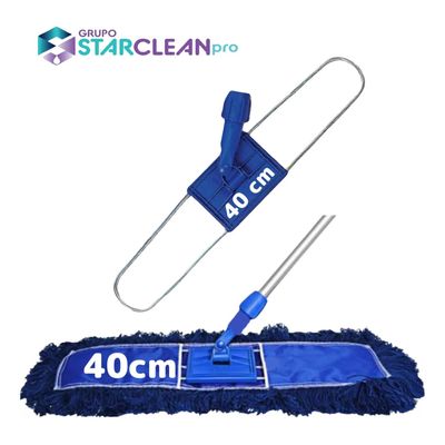 2 Und Refil Mop Pó Cabeleira Piso Seco Profi 40cm Starclean