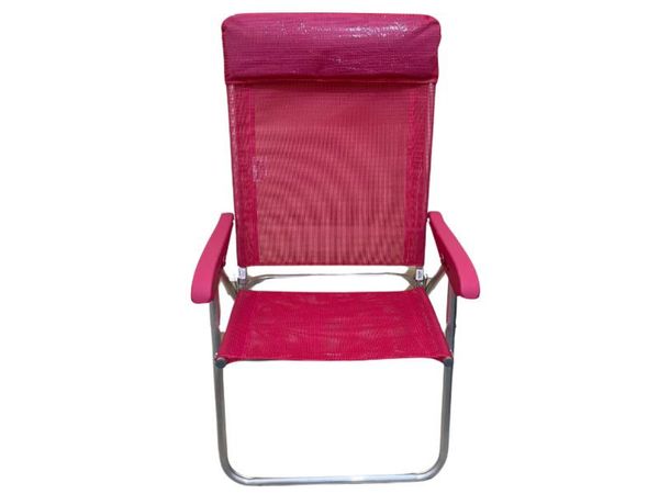 Cadeira Reclinavel Master Sanete Almofada Ronchetti 140 Kg Rosa