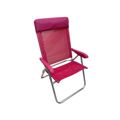 Cadeira Reclinavel Master Sanete Almofada Ronchetti 140 Kg Rosa