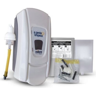 Kit 02 Dispenser Saboneteira Nobre + Sabonete Espum@ 05 Lt