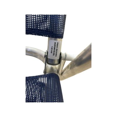 Cadeira Reclinavel Master Sanete Almofada Ronchetti 140 Kg Azul Marinho