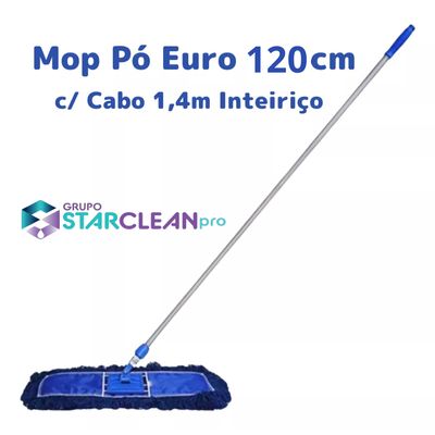2 Und Refil Mop Pó Cabeleira Piso Seco Profi 120cm Starclean