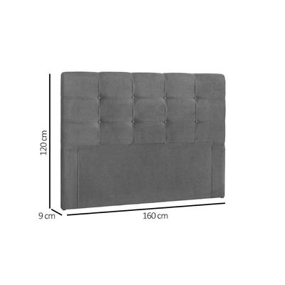Cama Box Queen CRC + Colchão Ortopédico Light Ortobom + Cabeceira Clean Suede Marrom Chocolate