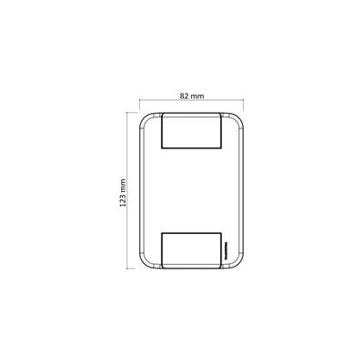 Placa Cega 4x2 Tramontina Tablet Branca 120 unidades