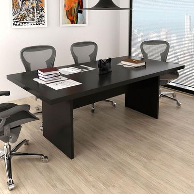 Mesa De Reunião Para Escritório Grande Preto