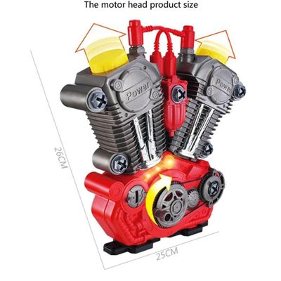 Kit Monta E Desmonta Motor Brinquedo Carros Toys 20 Peças