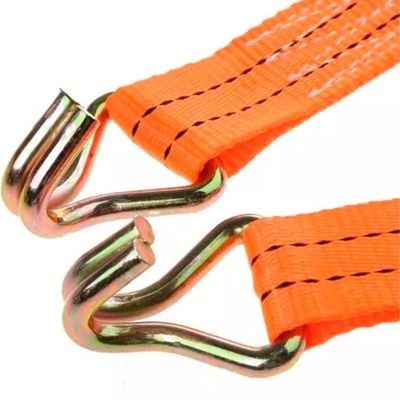 Cinta Tensor Laranja Amarração Carca Catraca Alça 10m 50mm