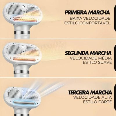 Secador 2 Em 1 Elétrico Removedor De Pelos Para Pets 110v