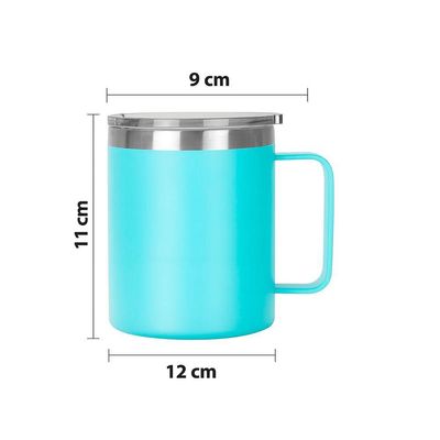 Caneca Copo Térmico Aço Inox 360ml Cerveja Café Bebidas Amarelo